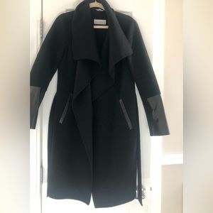 Sandova mixed media coat